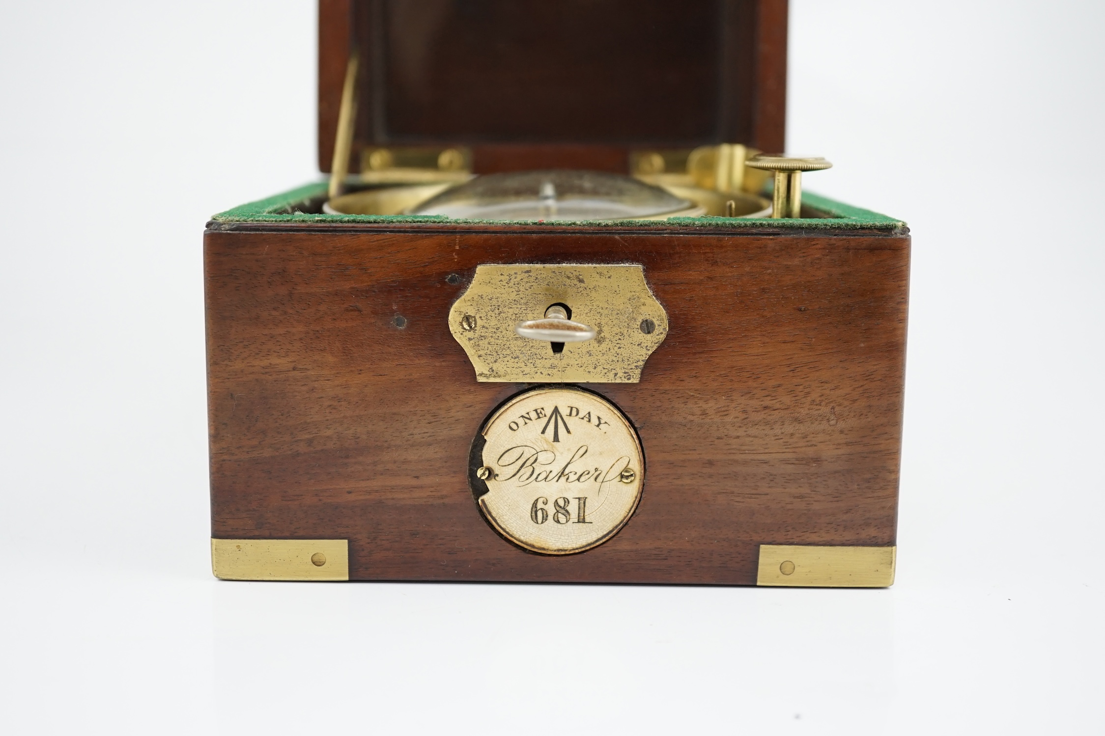 Edward Baker of London, a Victorian one day marine chronometer CITES Submission reference: NSVJ4569